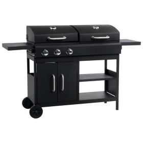 Barbacoa combinada de gas y carbón con 3 fogones von , Grillen - Ref: Foro24-3051178, Preis: 606,10 €, Rabatt: %