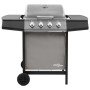 Barbacoa de gas con 4 fogones negro y plateado de , Barbacoas - Ref: Foro24-3053624, Precio: 217,00 €, Descuento: %