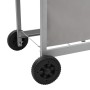 Barbacoa de gas con 4 fogones plateada de , Barbacoas - Ref: Foro24-3053626, Precio: 224,07 €, Descuento: %