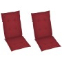 Sillas de jardín reclinables 2 uds madera maciza acacia cojines by , Garden chairs - Ref: Foro24-3064068, Price: 172,69 €, Di...