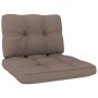 Silla de jardín y cojines gris taupe madera pino impregnada by , Garden chairs - Ref: Foro24-3065749, Price: 179,20 €, Discou...
