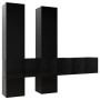 Set de muebles de salón TV 7 piezas madera ingeniería negro von , TV-Möbel - Ref: Foro24-3078823, Preis: 219,95 €, Rabatt: %