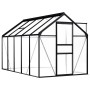 Invernadero de aluminio gris antracita 5,89 m² de , Invernaderos - Ref: Foro24-48211, Precio: 390,85 €, Descuento: %