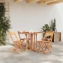 Mesa de jardín plegable Butterfly madera de teca 120x70x75 cm von , Gartentische - Ref: Foro24-49002, Preis: 177,87 €, Rabatt: %