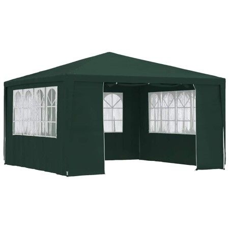 Carpa profesional para fiestas con paredes verde 90 g/m² 4x4 m de , Carpas y cenadores - Ref: Foro24-48536, Precio: 134,72 €,...