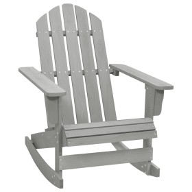 Mecedora de jardín de madera gris von , Gartenstühle - Ref: Foro24-45704, Preis: 94,42 €, Rabatt: -5%%