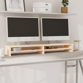Soporte de monitor madera maciza de pino 100x24x13 cm von , TV-Möbel - Ref: Foro24-813919, Preis: 31,19 €, Rabatt: %