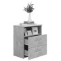 Mesita de noche gris hormigón 50x32x60 cm by , Nightstands - Ref: Foro24-803280, Price: 67,24 €, Discount: %