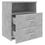 Mesita de noche gris hormigón 50x32x60 cm by , Nightstands - Ref: Foro24-803280, Price: 67,24 €, Discount: %