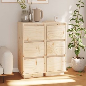 Aparador 2 uds madera maciza de pino 32x34x75 cm von , Sideboards - Ref: Foro24-813366, Preis: 118,96 €, Rabatt: %