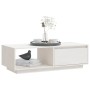 Mesa de centro de madera maciza de pino blanco 110x50x33,5 cm de , Mesas de centro - Ref: Foro24-809883, Precio: 80,73 €, Des...