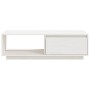 Mesa de centro de madera maciza de pino blanco 110x50x33,5 cm de , Mesas de centro - Ref: Foro24-809883, Precio: 80,73 €, Des...