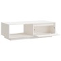 Mesa de centro de madera maciza de pino blanco 110x50x33,5 cm de , Mesas de centro - Ref: Foro24-809883, Precio: 80,73 €, Des...