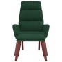 Sillón de relax con reposapiés tela verde oscuro by , Armchairs - Ref: Foro24-3097568, Price: 149,52 €, Discount: %