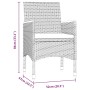 Juego de comedor de jardín 7 piezas con cojines negro von , Gartensets - Ref: Foro24-3099333, Preis: 548,53 €, Rabatt: %