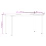 Juego de comedor de jardín 7 piezas con cojines beige by , Garden sets - Ref: Foro24-3099440, Price: 806,10 €, Discount: %