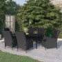 Juego de comedor de jardín 7 piezas gris oscuro by , Garden sets - Ref: Foro24-3099641, Price: 1,00 €, Discount: %