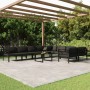 Set muebles de jardín 10 pzas y cojines aluminio gris antracita by , Garden sets - Ref: Foro24-3107824, Price: 1,00 €, Discou...