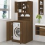 Armario de lavadora madera contrachapada color roble marrón von , Zubehör für Waschmaschinen und Trockner - Ref: Foro24-31201...