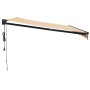 Toldo retráctil automático amarillo y blanco 4x3 m by , Awnings - Ref: Foro24-3154508, Price: 350,27 €, Discount: %