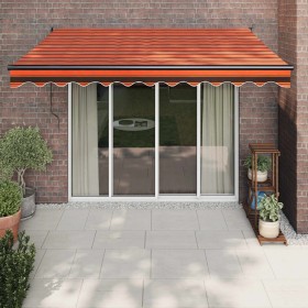 Toldo retráctil automático naranja y marrón 3,5x2,5 m von , Markisen - Ref: Foro24-3154517, Preis: 250,59 €, Rabatt: %