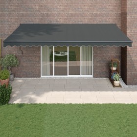 Toldo retráctil automático gris antracita 5x3 m von , Markisen - Ref: Foro24-3154515, Preis: 459,69 €, Rabatt: %