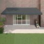 Toldo retráctil automático gris antracita 5x3 m von , Markisen - Ref: Foro24-3154515, Preis: 459,69 €, Rabatt: %