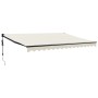 Toldo retráctil automático color crema 4x3 m by , Awnings - Ref: Foro24-3154503, Price: 367,03 €, Discount: %