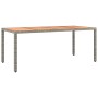 Set comedor jardín 9 pzas y cojines ratán sintético gris by , Garden sets - Ref: Foro24-3157589, Price: 1,00 €, Discount: %