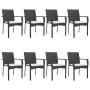 Set de comedor de jardín 9 pzas y cojines ratán sintético negro von , Gartensets - Ref: Foro24-3185136, Preis: 693,03 €, Raba...