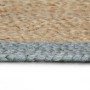 Alfombra hecha a mano de yute con borde verde oliva 90 cm de , Alfombras - Ref: Foro24-133680, Precio: 31,45 €, Descuento: %