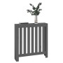 Cubierta de radiador madera maciza de pino gris 79,5x19x84 cm by , Accessories for heating radiators - Ref: Foro24-822568, Pr...