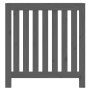 Cubierta de radiador madera maciza de pino gris 79,5x19x84 cm by , Accessories for heating radiators - Ref: Foro24-822568, Pr...