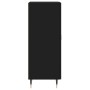 Aparador de madera contrachapada negro 34,5x34x90 cm de , Aparadores - Ref: Foro24-830421, Precio: 64,15 €, Descuento: %