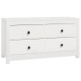 Armario auxiliar madera maciza de pino blanco 100x40x54 cm de , Aparadores - Ref: Foro24-821775, Precio: 165,14 €, Descuento: %