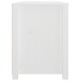 Armario auxiliar madera maciza de pino blanco 100x40x54 cm de , Aparadores - Ref: Foro24-821775, Precio: 165,14 €, Descuento: %