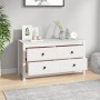 Armario auxiliar madera maciza de pino blanco 100x40x54 cm de , Aparadores - Ref: Foro24-821775, Precio: 165,14 €, Descuento: %