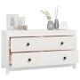 Armario auxiliar madera maciza de pino blanco 100x40x54 cm de , Aparadores - Ref: Foro24-821775, Precio: 165,14 €, Descuento: %