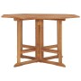 Mesa de comedor de jardín plegable teca maciza 110x110x75 cm by , Garden tables - Ref: Foro24-318480, Price: 248,68 €, Discou...