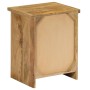 Mesita de noche de madera maciza de mango 40x30x50 cm de , Mesitas de noche - Ref: Foro24-246152, Precio: 154,21 €, Descuento: %