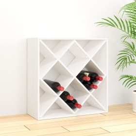 Botellero de madera maciza de pino blanco 62x25x62 cm von , Wein- und Spirituosenschränke - Ref: Foro24-821543, Preis: 83,48 ...