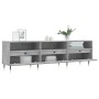 Mueble de TV madera contrachapada gris hormigón 150x30x44,5 cm by , TV Furniture - Ref: Foro24-831264, Price: 90,85 €, Discou...