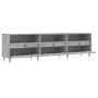Mueble de TV madera contrachapada gris hormigón 150x30x44,5 cm by , TV Furniture - Ref: Foro24-831264, Price: 90,85 €, Discou...