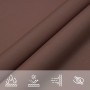 Toldo de vela rectangular tela Oxford marrón 2x4,5 m | Foro24.es | Tu tienda online para hogar, jardín y más Foro24.es