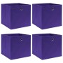 Cajas de almacenaje 4 uds tela no tejida morado 28x28x28 cm von , Aufbewahrungskörbe - Ref: Foro24-325211, Preis: 22,65 €, Ra...