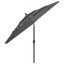 Sombrilla jardín 3 niveles con palo de aluminio antracita 3,5 m von , Sonnenschirme - Ref: Foro24-313878, Preis: 108,08 €, Ra...