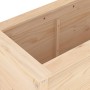 Jardinera madera maciza de pino 82,5x40x78 cm von , Töpfe und Pflanzgefäße - Ref: Foro24-825282, Preis: 97,89 €, Rabatt: %