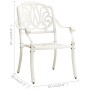Sillas de jardín 2 unidades aluminio fundido blanco by , Garden chairs - Ref: Foro24-315569, Price: 342,13 €, Discount: %
