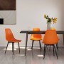 Sillas de comedor 4 unidades PP naranja de , Sillas de comedor - Ref: Foro24-338061, Precio: 154,42 €, Descuento: %