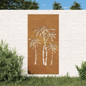 Adorno de pared de jardín acero corten diseño palmera 105x55 cm von , Poster, Drucke und visuelle Kunst - Ref: Foro24-824485,...